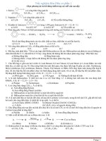 352 bài hữu cơ 11 ( có ĐA)