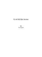 Cơ sở dữ liệu Access doc