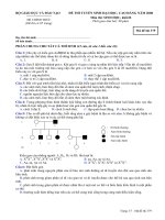 ĐỀ CHÍNH THỨCTHI ĐẠI HỌC MÔN SINH HỌC 2008 - MÃ ĐỀ 379 docx
