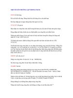 Một số lỗi thường gặp trong excel pot