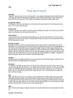 Một số thuật ngữ máy tính