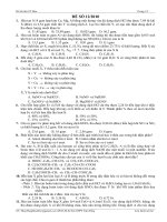 Đề thi thử Hoá số 12/2010