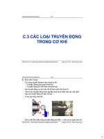 Các loại truyền động trong cơ khí pdf