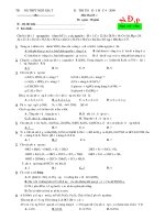 20 ĐỀ THI ĐẠI HỌC CÁC NĂM - ĐỀ SỐ 17 pot