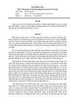 Các thành phần của tiến trình truyền thông