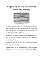 Graphen: Vật liệu cứng hơn kim cương và tiềm năng ứng dụng potx