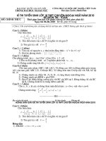 HD giai de thi NN-2010