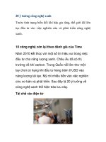 20 ý tưởng công nghệ xanh docx