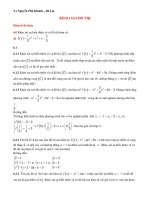 KHẢO SÁT ĐỒ THỊ docx