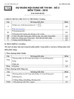 Dự đoán nội dung đề thi ĐH khối A, B năm 2010