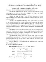 Tài liệu các phương pháp chứng minh bất đẳng thức pdf
