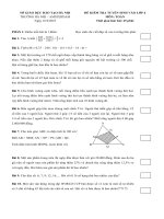 Đề thi tuyển sinh trường Ams năm 2010