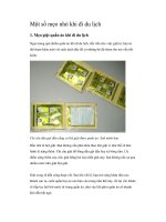 Một số mẹo nhỏ khi đi du lịch pps