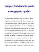Nguyễn Du trên những nẻo đường tự do –phần1 pptx