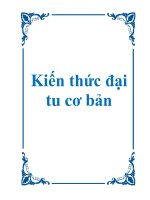 Kiến thức đại tu cơ bản docx