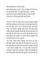 Mất nhãn hiệu là mất thị trường potx