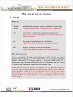 Tiếng Anh Thương Mại - Gặp Gỡ Nhân Viên (phần tiếp) potx