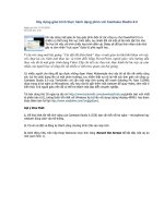 Xây dựng giáo trình thực hành dạng phim với Camtasia Studio 6.0