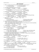 Đề thi thử Hóa số 02/2010