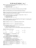 Ôn tập Đại số 7 chương II hay