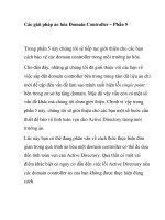 Các giải pháp ảo hóa Domain Controller – Phần 5 ppt