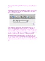 Truy cập và điều khiển máy tính Windows từ xa qua hệ thống Mac OS X (phần III) ppsx