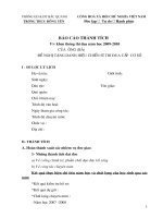 Mẫu báo cáo thành tích - chiến sỹ thi đua cấp cs