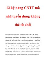 12 kỹ năng CNTT mà nhà tuyển dụng không thể từ chối pot