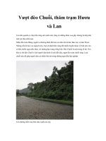 Vượt đèo Chuối, thăm trạm Hươu và Lan potx