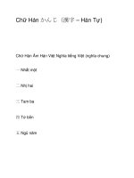 Chữ Hán かんじ（漢字 – Hán Tự) pdf