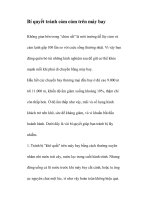 Bí quyết tránh cảm cúm trên máy bay pot