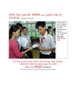 2009_Gợi ý giải đề - TOÁN (120ph)_tuyển s lớp 10_ TP.HCM