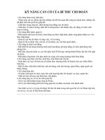 KỸ NĂNG CẦN CÓ CỦA BT CHI ĐOÀN