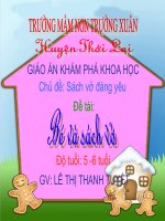 Bé và sách vở ppt