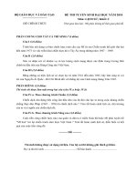 ĐỀ CHÍNH THỨC MÔN LỊCH SỬ KHỐI C NĂM 2010 docx