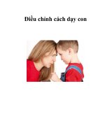 Điều chỉnh cách dạy con ppsx