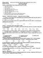 đề thi HSG vòng 2 .