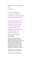 Những bài thơ của Xuân Diệu(phần II) pot