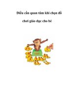 Điều cần quan tâm khi chọn đồ chơi giáo dục cho bé potx