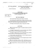 Quyết định về ban hành chuẩn hộ nghèo, hộ cận nghèo 2011 - 2015 pptx