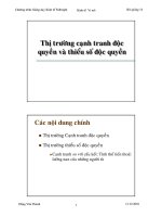 kinh tế học vĩ mô dành cho chính sách công bài giảng thị trường cạnh tranh độc quyền docx