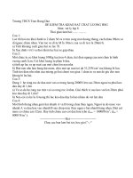 đề khỏa sát hsg lớp 8