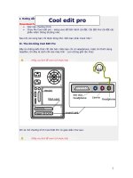 Hướng dẫn thu thanh