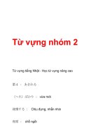Từ vựng nhóm 2 ppt