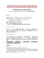 LỜI GIẢI CHI TIẾT THÁNG 5