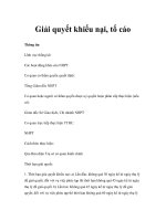 Giải quyết khiếu nại, tố cáo của Ngân hàng phát triển Việt Nam pps