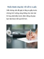 Muốn thành công hãy viết nỗi lo ra giấy potx