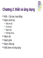 Bài giảng điện tử tương tự ( phùng kiều hà)   chương 2 điốt và ứng dụng