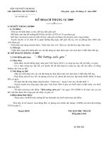 Kế hoach6 tháng 11