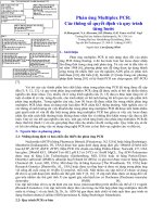 Phản ứng Multiplex PCR: Các thông số quyết định và quy trình từng bước doc